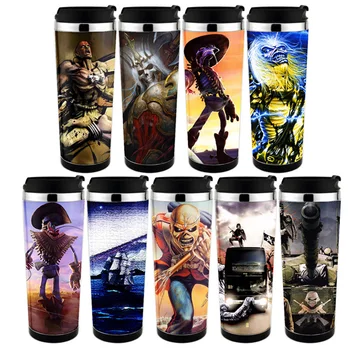 

free shiping 14oz new skull mug Pirates of the Caribbean mug adversing mug can design mug for gift , without any leak