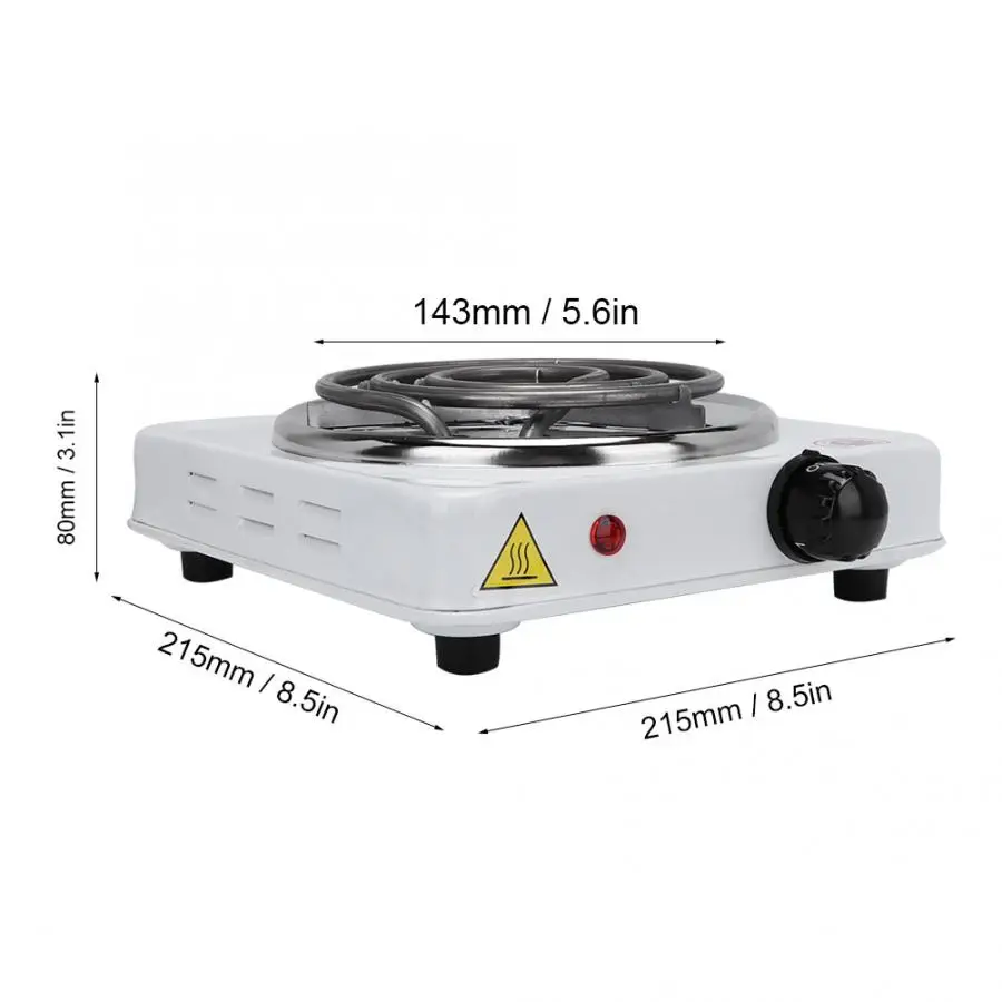 Details about   1000W Household Mini Portable Electric Stove Heater Heating Plate White 220-240V 