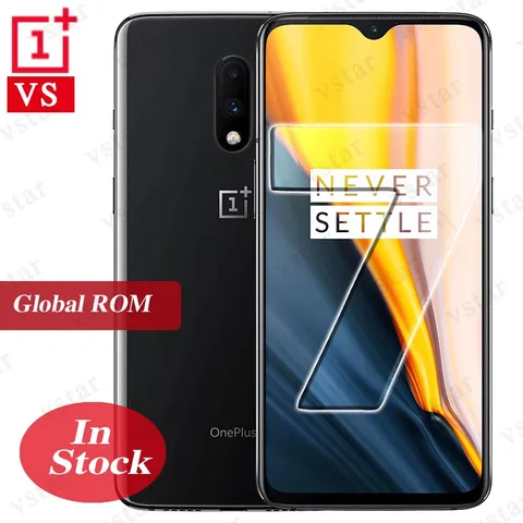 Original Oneplus Mobile Phone Global Rom 6 41 Inch AMOLED Display Octa Core Snapdragon 855 in-Screen Unlock 3700mAh NFC phone