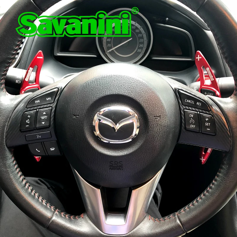 Great-luck Aluminum Steering Wheel Paddle Shifter Extensions Covers 2 pieces gray for Mazda 3 6 Axela Atenza CX-3 CX-5 MX-5 CX-9 Great-luck Aluminum Steering Wheel Paddle Shifter Extensions Covers 2 pieces gray for Mazda 3 6 Axela Atenza CX-3 CX-5 MX-5 CX-9