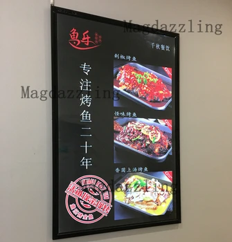 

Aluminum Frame Slim LED Menu Boards 60x90CM / Restaurant Shop Project Advertising Light Box/Shop Project LED Illuminated Signs