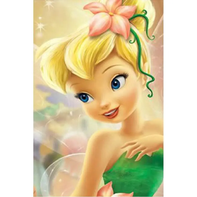 

5D Diy Diamond painting cross stitch Diamond Embroidery Tinker Bell Full square Diamond mosaic Rhinestone Crafts needlework