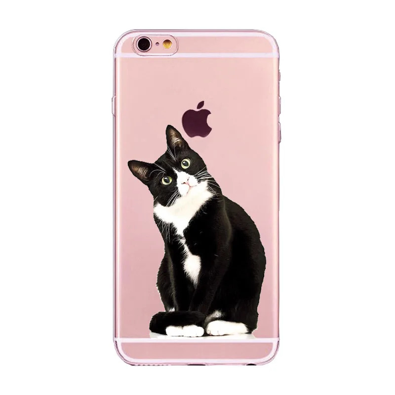 Для Apple IPhone 5 5S SE чехол с рисунком кота из мультфильма, силиконовая задняя крышка из ТПУ для IPhone 5 S 5 6 6S 7 8 Plus, чехол для телефона, мягкий чехол - Цвет: 06