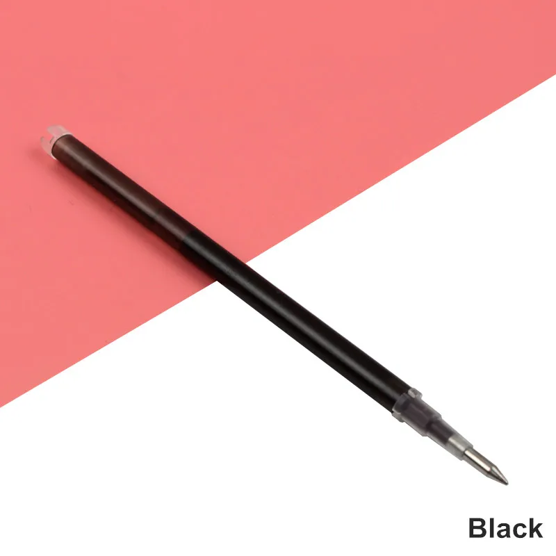GENKKY канцелярские принадлежности, 8 шт, пластиковая стираемая гелевая ручка, контроль температуры, стираемая ручка, Студенческая ручка для письма, стираемая гелевая ручка - Цвет: Черный