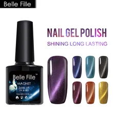 

BELLE FILLE Magnetic Cat Eye UV Gel Nail Polish 10ml Nail Gel Color Lacquer Gelpolish Varnish Professional fingernail Polish
