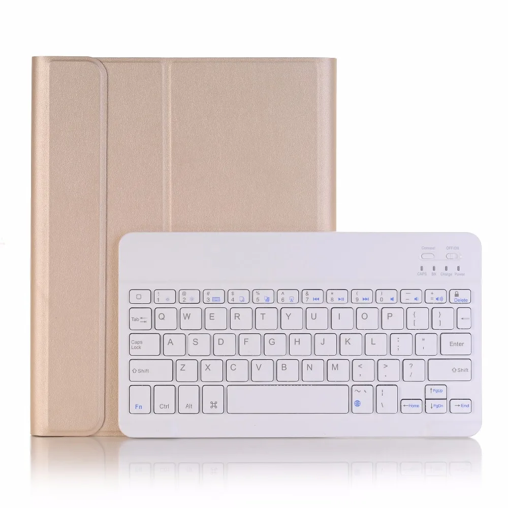 Тонкий беспроводной Bluetooth клавиатура карандаш Слот Чехол для Apple iPad 9,7 Air 1 2 3 10,5 Pro 11 Pro 12,9 крышка
