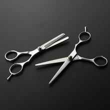 2pcs Salon Professional Barber Hair Cutting Thinning Scissors Shears Hairdressing Set Styling Tool Hair Salon Hairdressing