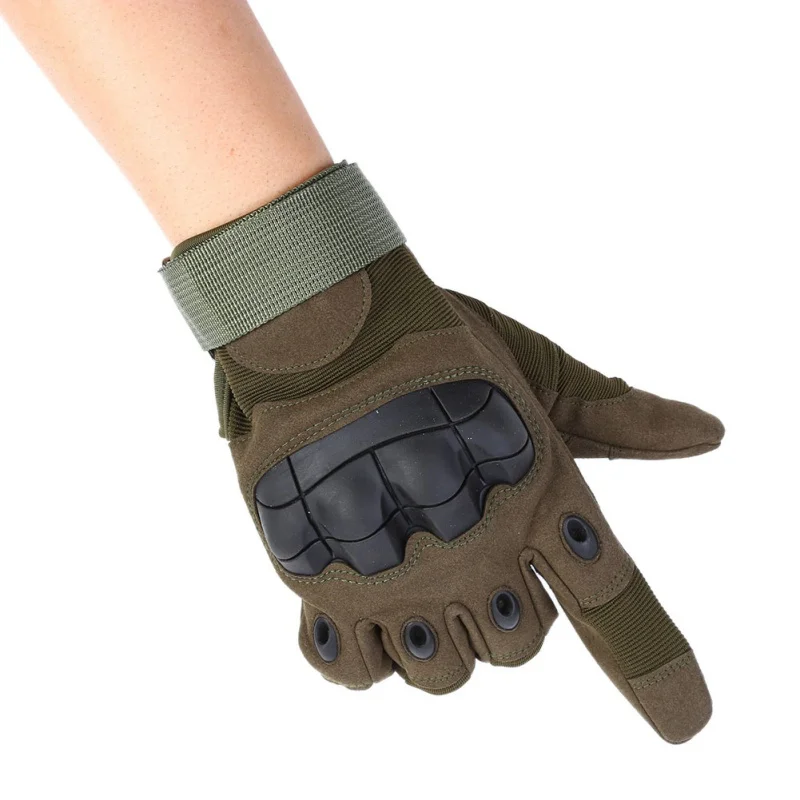 Охотничьи перчатки военные армейские Пейнтбольные стрельбы противоскользящие резиновые перчатки на концах пальцев перчатки с сенсорным экраном тактические перчатки