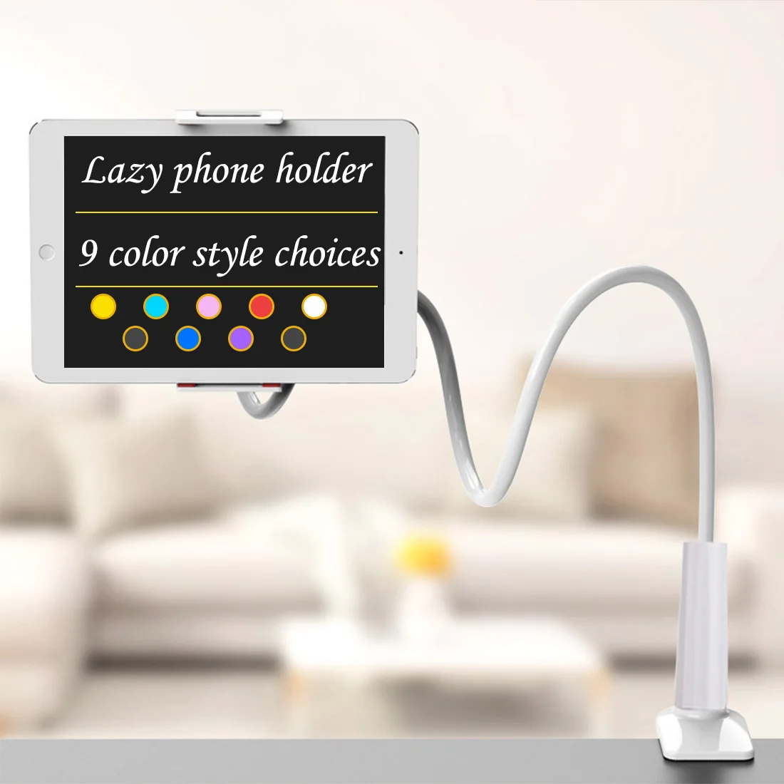 

Cell Phone Holder Desk Universal Smartphone Clip Lazy Flexible Long Arms Holder Desktop Bed Mobile Stand for iPhone 7 8