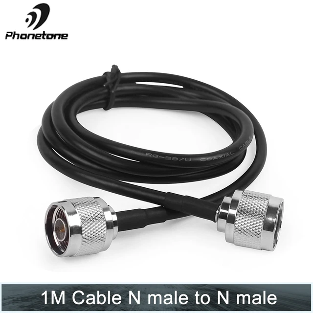 BNC Mâle Vers BNC Femelle 3m RG58/U Câble Coaxial