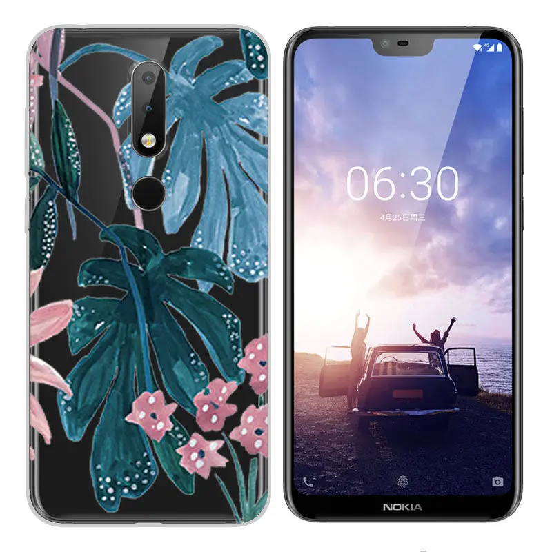 Fashion Soft Silicone TPU Case for Nokia 2 3 5 6 7 2017 Nokia X6 2018 Painted Back Case Cover for Nokia 6 2018 7 8 3.1 6.1 Case  (17)