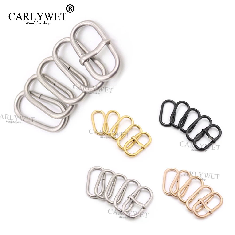 CARLYWET 18 20 22 мм черный, серебристый, золотой, розовое золото Сменные Прочные Кольца Zulu матовые петли для нейлоновых часов ремешок ремень