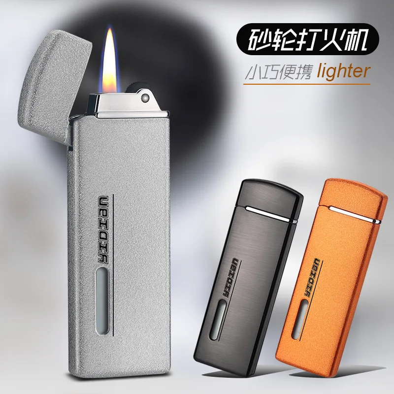 

Full Metal Personality Originality Flame Inflation Lighter Originality Lighter Ultrathin