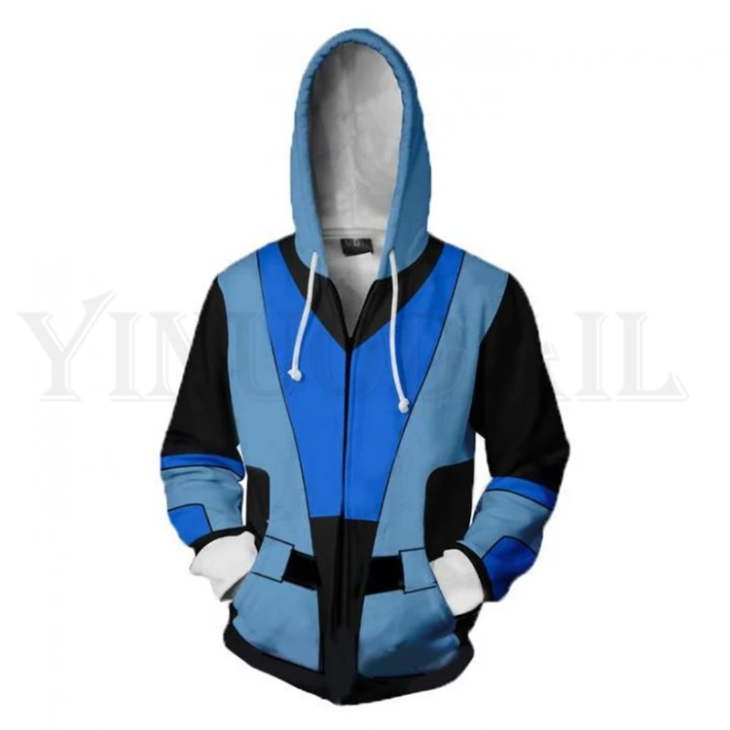 

Anime Tekken 7 Sweatshirt Men and Women Zipper Hoodies Asuka Kazama 3d Print Hooded Jacket for Boys Costume Harajuku Streetwear