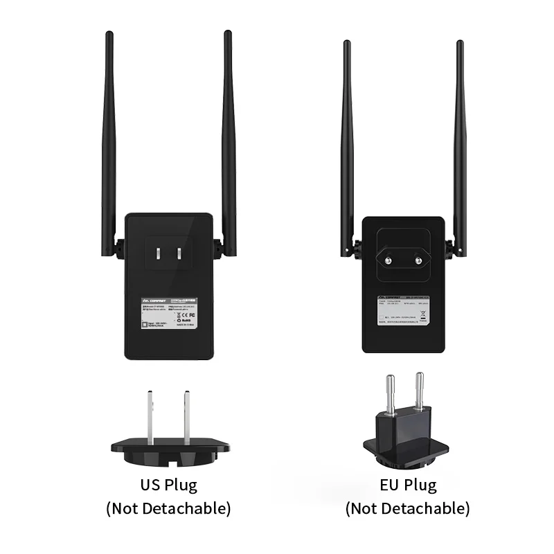 Comfast 300-750 Мбит/с беспроводной Wi-Fi ретранслятор усилитель сигнала 2* 5dbi антенна беспроводная точка доступа AP Wi Fi диапазон расширения маршрутизатора