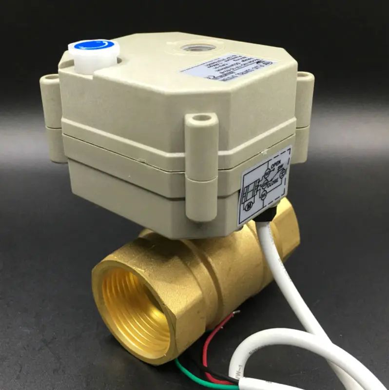 TF25-B2-B BSP 1 ''приводной клапан DC12V или DC24V 2/3/5/7 провода 2-полосная DN25 для орошения CE