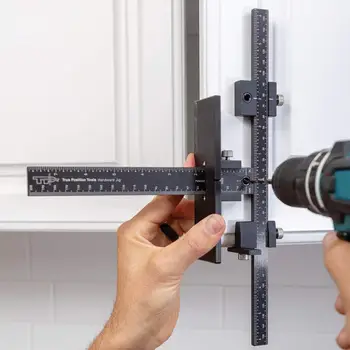 

Metal Furniture Punch Positioner Locator Guide Drill Bits Woodworking Tools hot