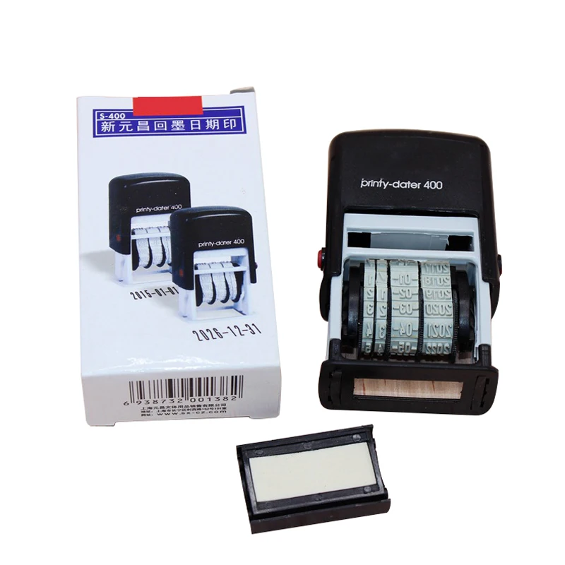 

1PC Stamps for Scrapbooking Vintage Words and Date Stamps Wheel Rubber Dater Stamp Stationery Office Supplies Gifts