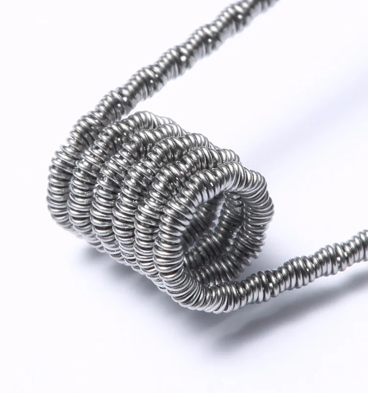 6PCS 0.45ohm fused clapton coil