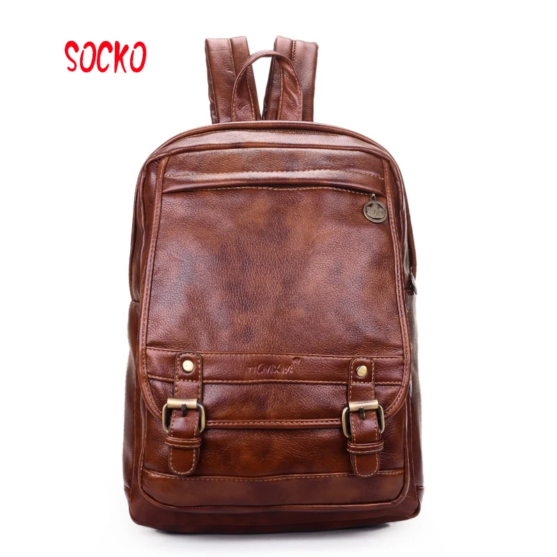 2017 New high quality popular women pu leather college wind backpack shoulder bag women the schoolbags