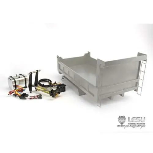 LESU гидравлическое ведро грузовой ящик 6*6 Самосвал DIY Модель 1/14 Tmy RC автомобиль