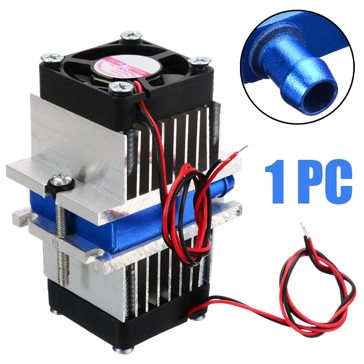 

Practical 1Pcs New DIY Kit Thermoelectric Cooler Refrigeration Cooling System with Fan
