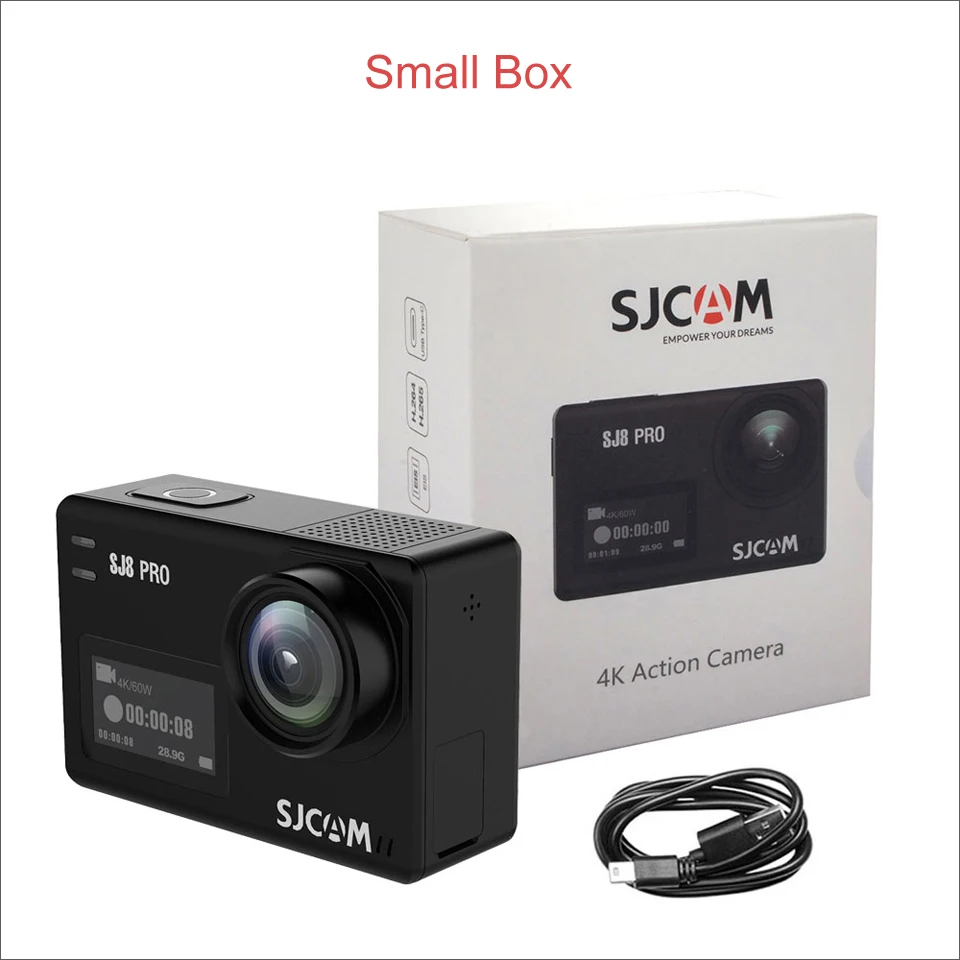 Оригинальная Экшн-камера SJCAM SJ8 Pro/SJ8 Plus/SJ8, WiFi, 4 K, 1200 mAh, HD DVR, видеокамера с дистанционным управлением, водонепроницаемая Спортивная камера GO pro