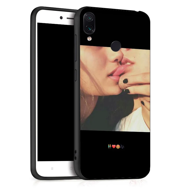 Case For Xiaomi Redmi Note 7 5 Pro 8 Cases Coque 3D DIY Painted Black Flower Cat Cover On For Xiaomi Mi 9 SE Xiomi 9T Bumper