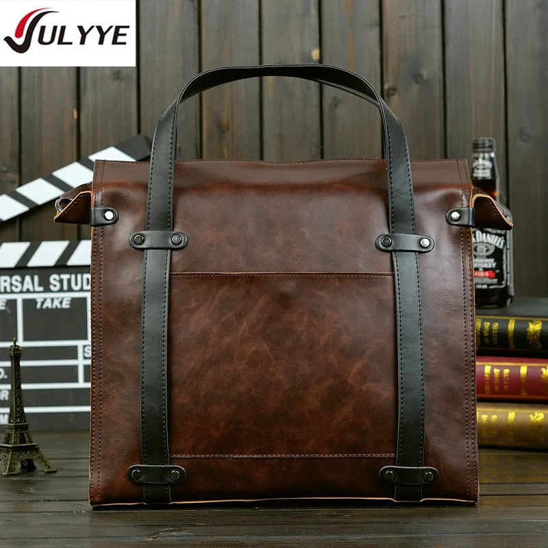 

YULYYE New Laptop Business Leather Bag Men Handbag Designer Briefcase Men Messenger Bags High Quality Shoulder Bag Brand Men Bag