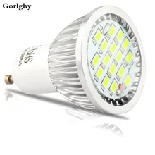 100 шт./лот 6 Вт GU10 светодиодный прожектор 16 светодиодный s SMD5730 светодиодный лампы теплый белый свет, холодный белый Цвет энергосберегающие лампы Светодиодный прожектор лампы AC85-265V