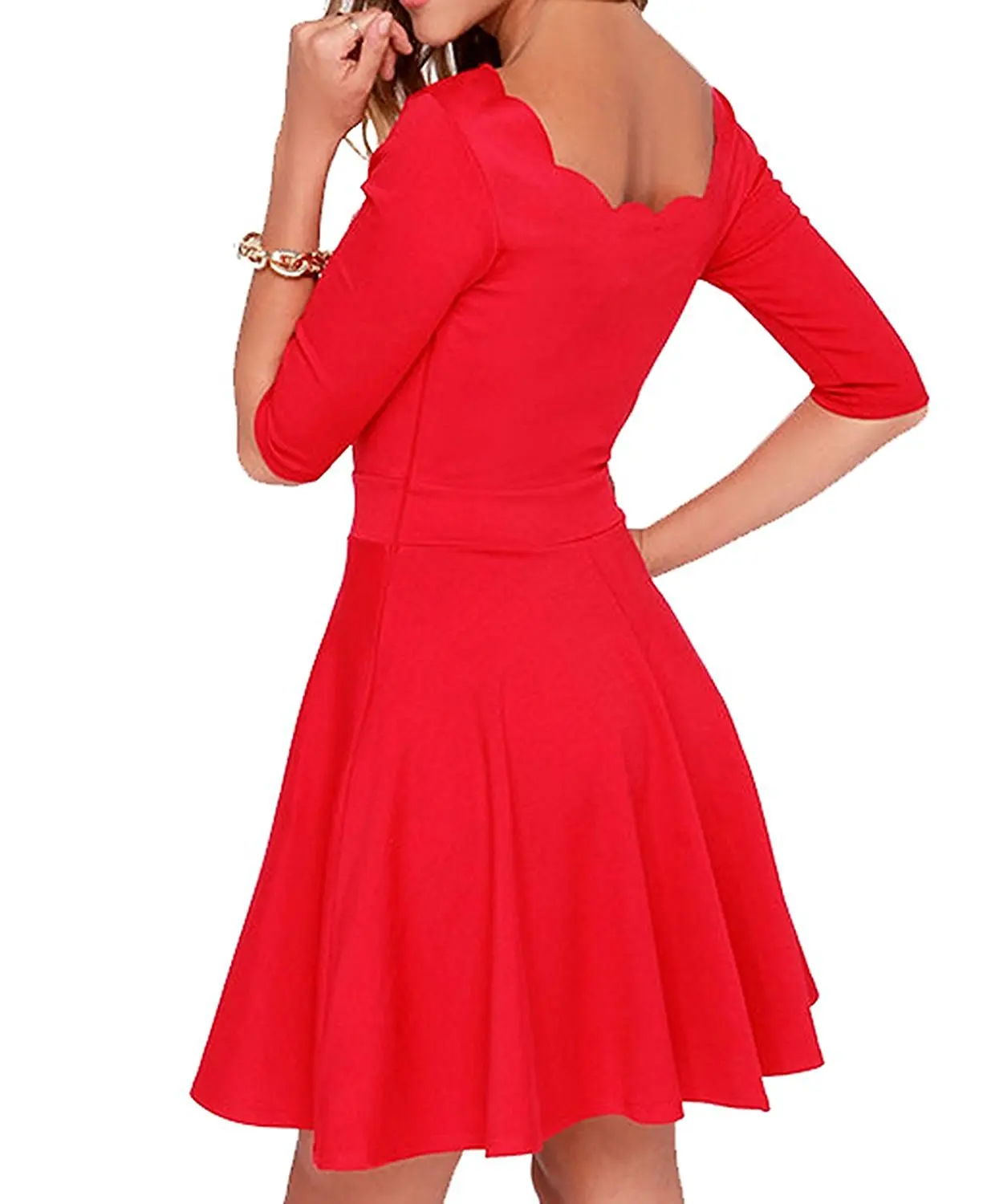 Купить Расклешенное Короткое Платье