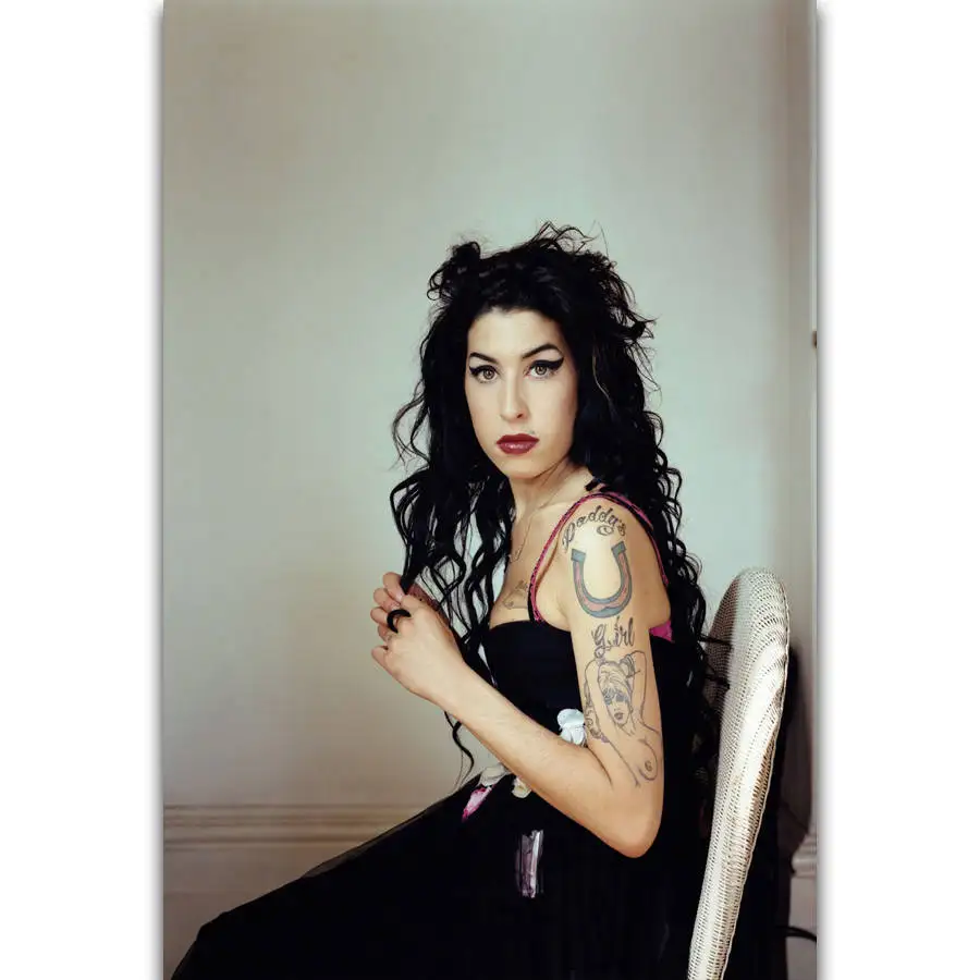 S1392 Amy Winehouse Great Music Singer Star настенная живопись Печать На шелковом холсте постер