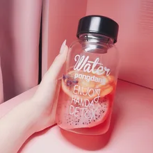 Большая емкость чашки фруктового цветка чайного стекла