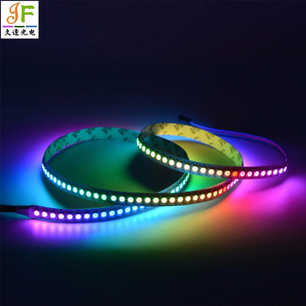Светодиодная лента SK9822 1 м цифровая аналогичная ws2801 144 светодиода/м adalight IP20 белая