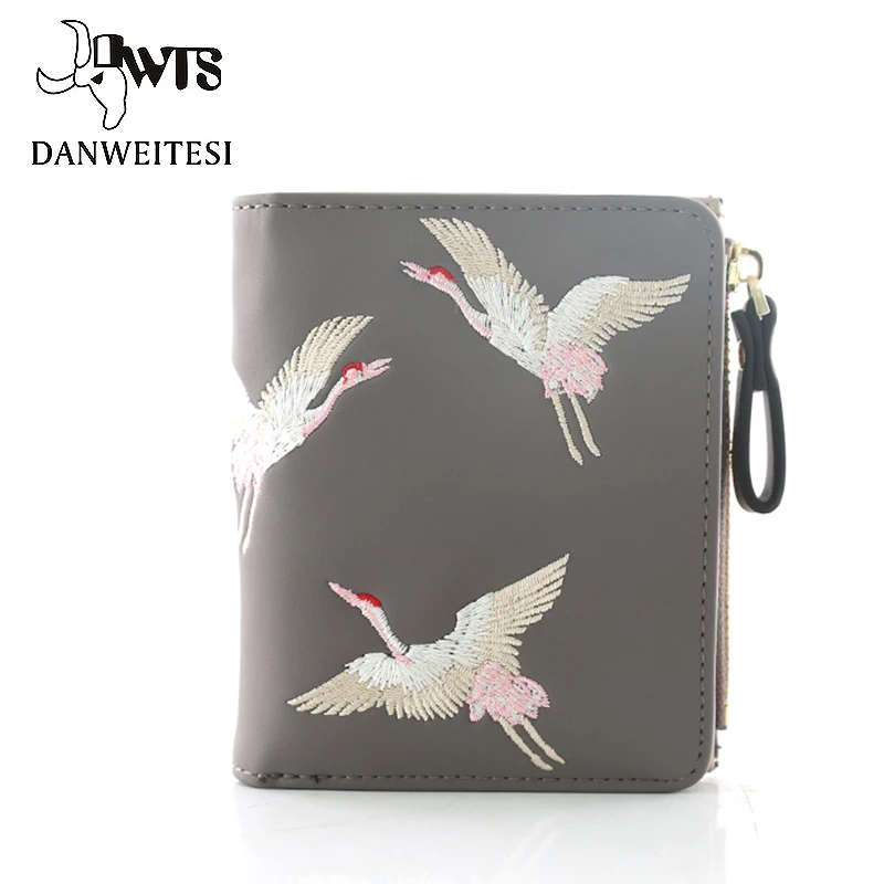 

[DWTS] fashion women wallet small wallet leather purse female money bag small coin pocket top quality brand wallets women