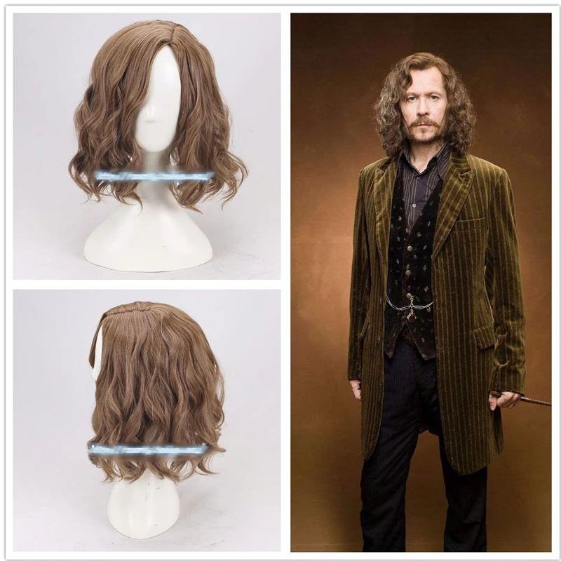 Sirius peruca de personagem para cosplay, peruca
