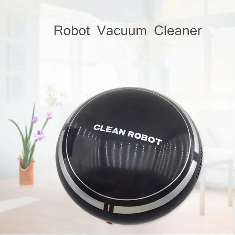 Household Mini Cartoon Charging Sweeper Smart Vacuum Cleaner Small Household Appliances Lazy Sweeper Cleaner 3V 2.4W