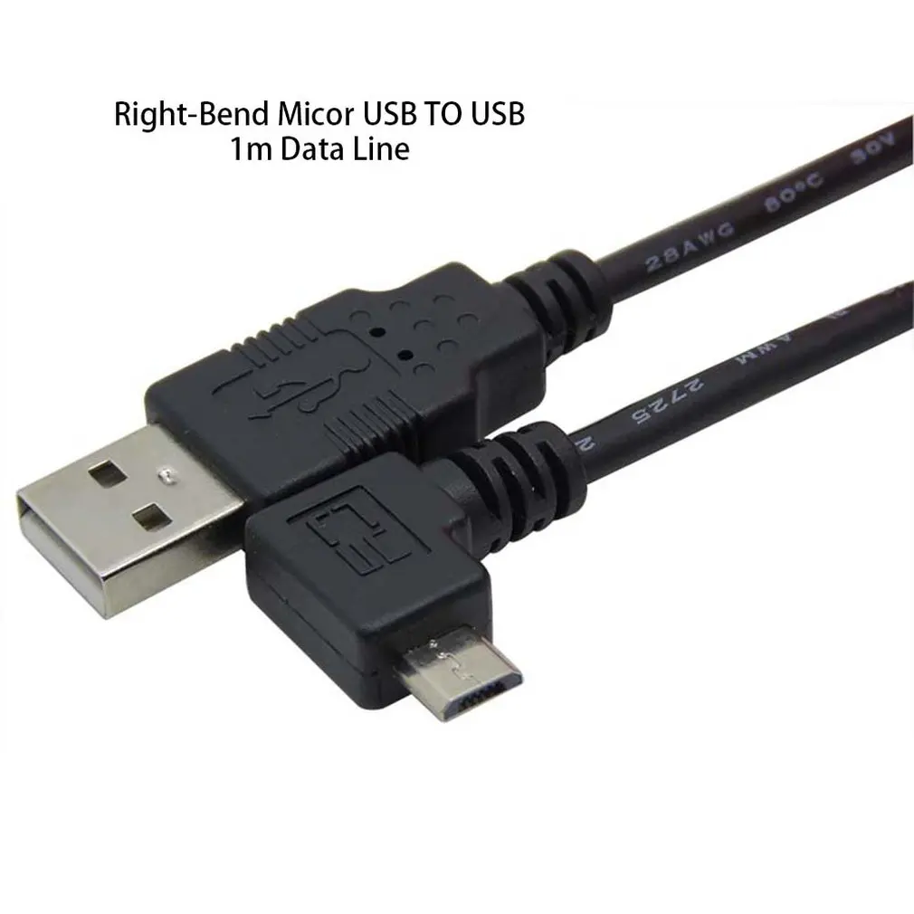 منحنى المصغّر usb كابل سريع شحن الهاتف المحمول الروبوت Reversibe كابل 1.5 M 1 M بيانات كابل الشاحن لسامسونج HTC LG
