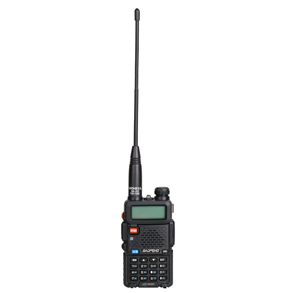 Подлинная Нагоя NA-701 Whip VHF/UHF(144/430 МГц) антенна SMA-Female для BaoFeng UV-5R BF-888S TYT Wouxun Walkie Talkie