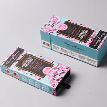 УФ-стойкая Роскошная пользовательская Выдвижная черный картон раздвижная подарочная бумага упаковочная коробка ящика- PX10678