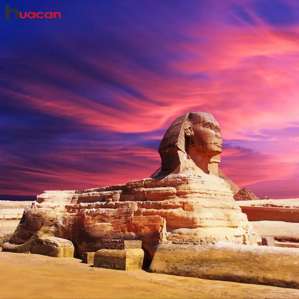

Huacan 5D DIY Diamond Painting Full Drill Resin Landscape Diamond Embroidery Cross Stitch Scenic Picture Of Rhinestones Handmade