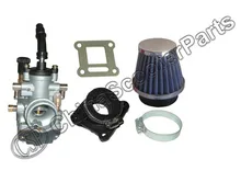 Performance 19MM Dellorto style Carb Intake Air filter Kit 47CC 49CC Mini Moto ATV Quad Bike Carburettor