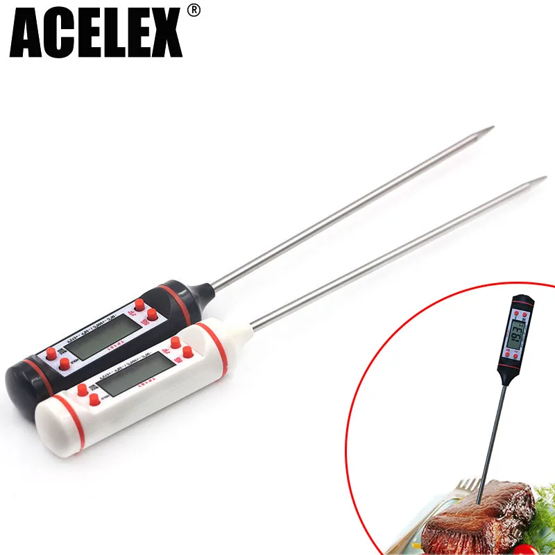 

Digital Meat Thermometer Cooking Food Kitchen BBQ Probe Water Milk Oil Liquid Oven Thermometer Digital TP101