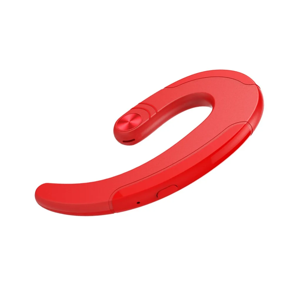 Q25 Bone Conduction Wireless Ear Hook Headphones Earphones with Microphone Bluetooth Headset Earphone for iPhone Samsung