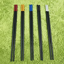 No Paint No Wax No Rust Alloy Chopsticks Set High-Grade Creative Gifts Hotel Japan Style Private Home Ten Pair Pack no rust copper round ball lightning rod 37cm high rooftop