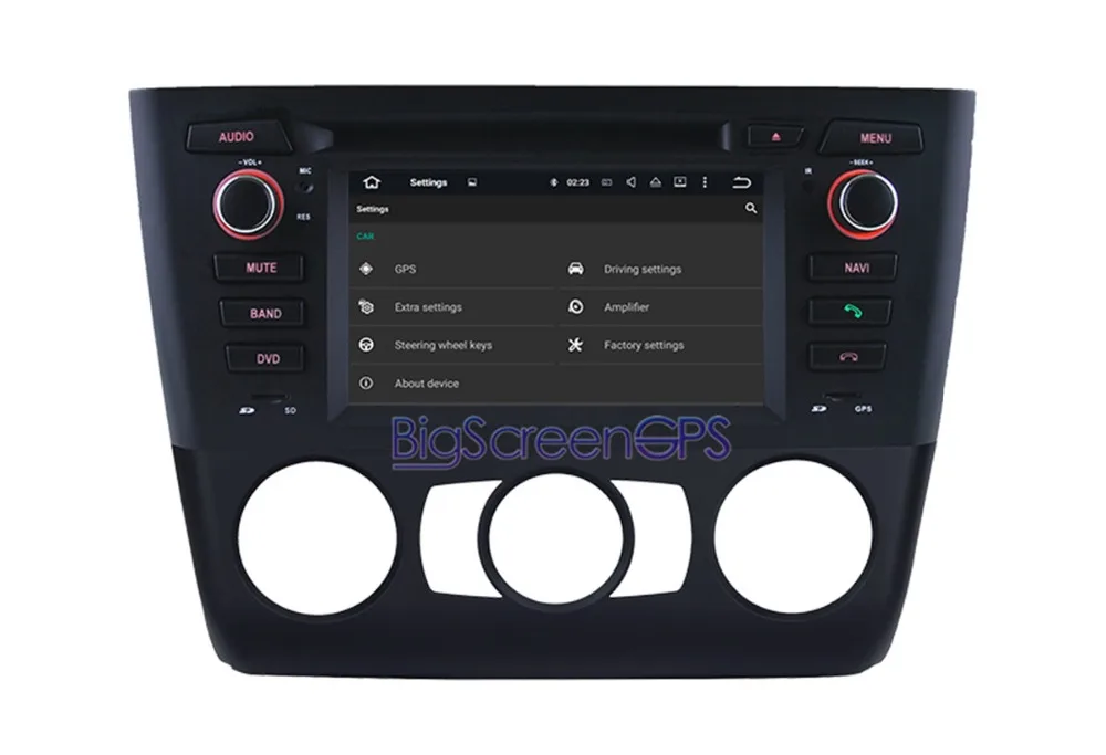 Excellent Android7.1 Car Stereo GPS Navigation For BMW 1 Series E81 E82 E87 E88 116i 118i  Multimedia  Free Map Monitor Bluetooth Stereo 5