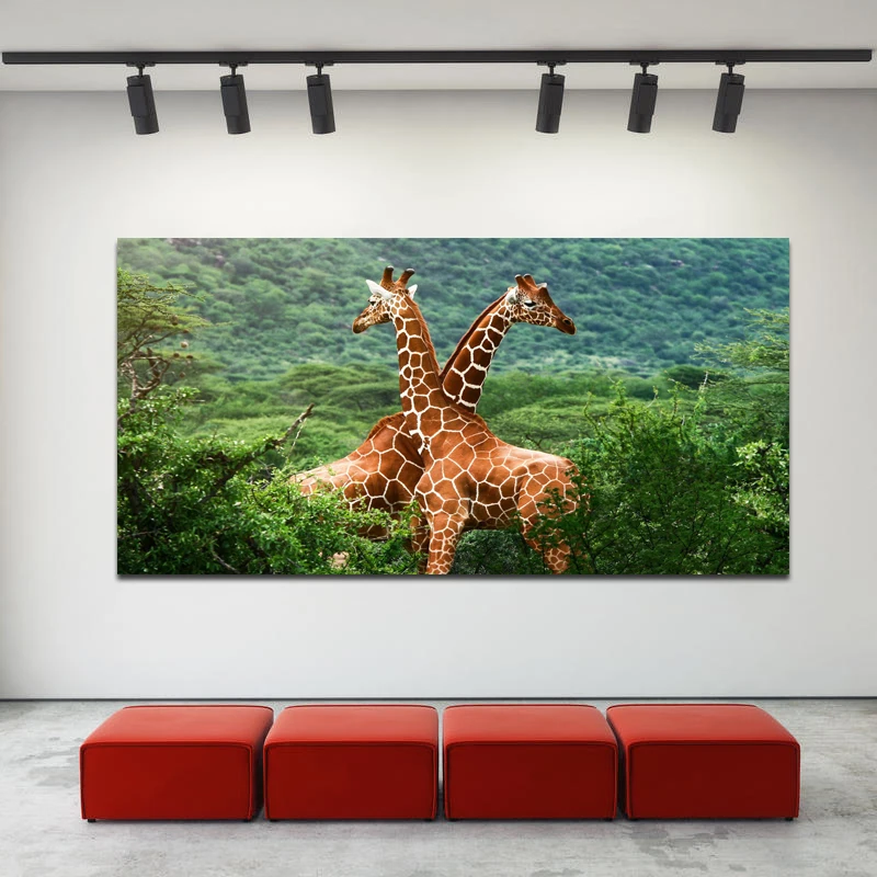 

RELIABLI ART Fashion Animal canvas paint Wall art Picture for Living Room poster nordic poster Decoration Picture No Frame