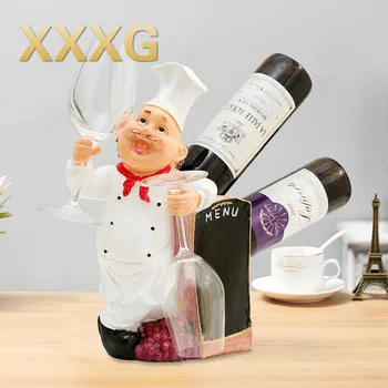 

XXXG / / creative personality cook red wine rack furniture furnishing articles wine Europe type resin fashion wine gifts gifts