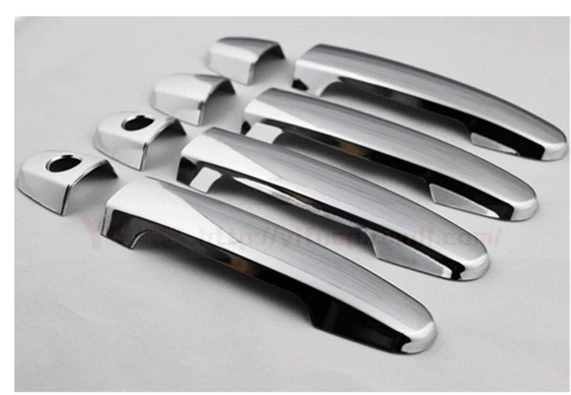 

For TOYOTA HILUX / VIGO SR5 MK6 PICKUP 2005-2014 New Chrome Car Door Handle Cover Trim With Smart Key Hole Free Drop Shipping