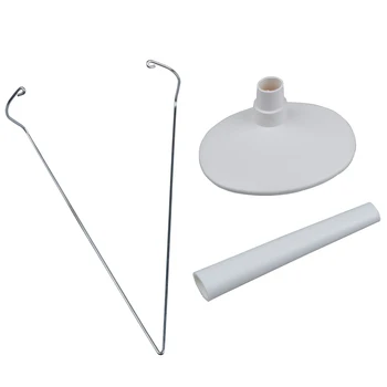 

White Adjustable Doll/Bear Stand Display Holder 8.7 - 13.4 Inch --for Dolls 19" and Over